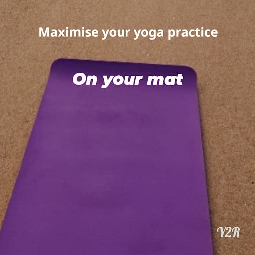 On your mat